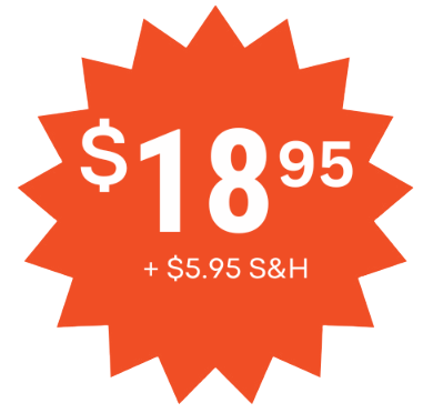 Special Offer: $14.95 + shipping